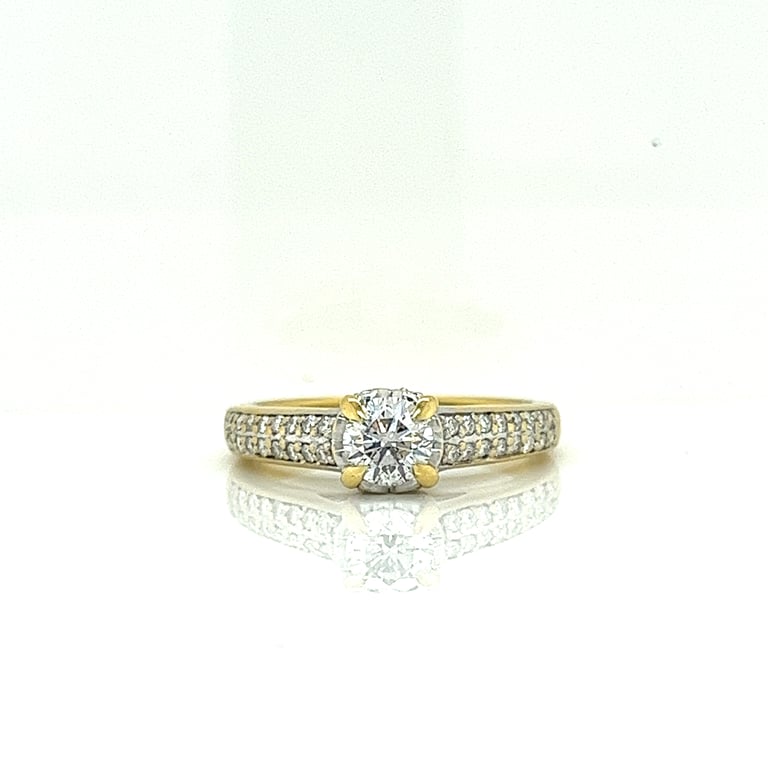 0.80ct E SI2 Diamond Engagement Ring