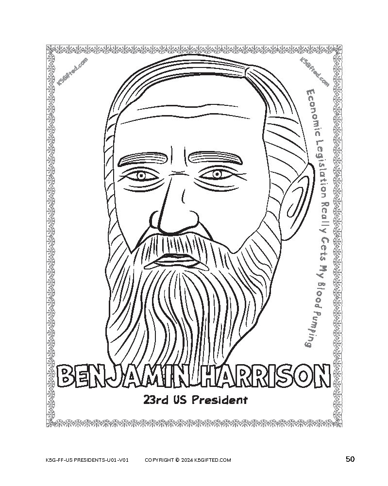 US Presidents 1 to 24, Grades K – 5th thumbnail
