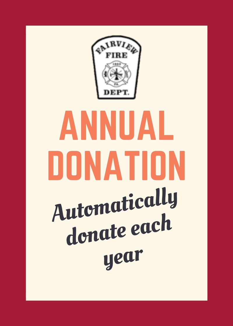 Set your donation amount- Annual (Automatic) Donation – Fairview Fire ...