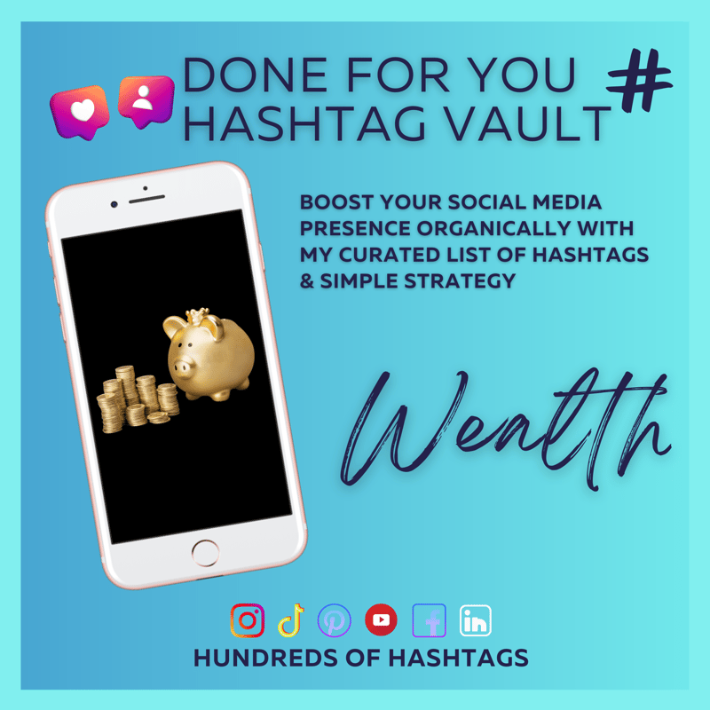 DFY Social Media Hashtag Vault: Wealth