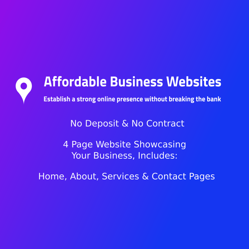 £15/Month Local Business Website - Buy Now