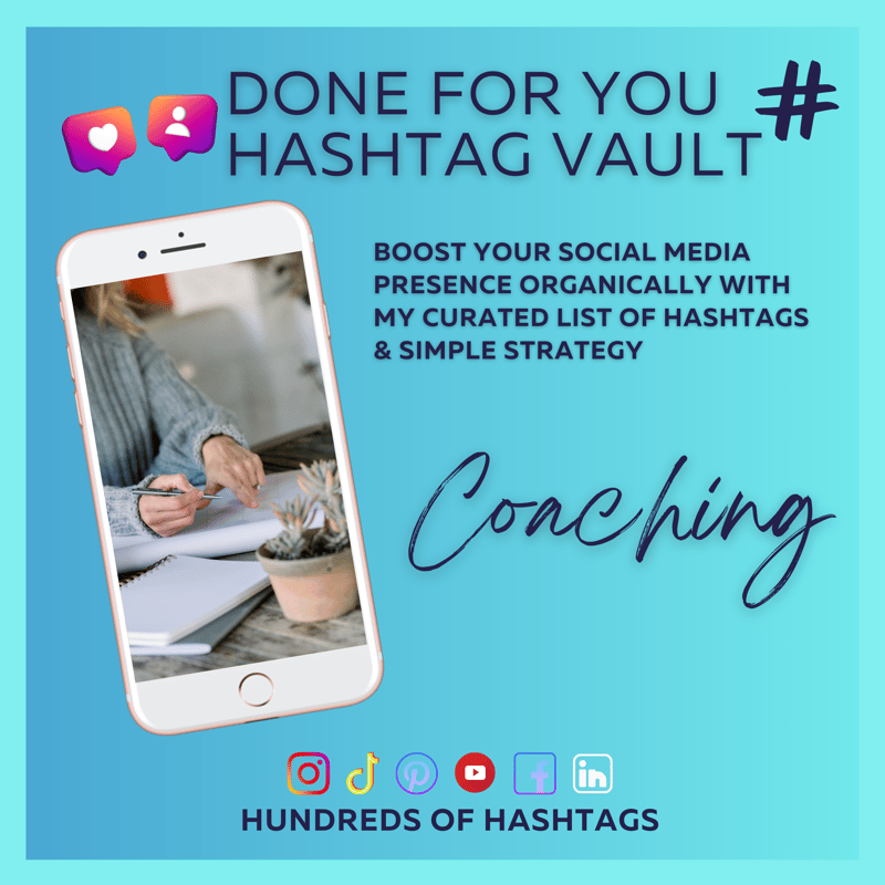 DFY Social Media Hashtag Vault: Coaching