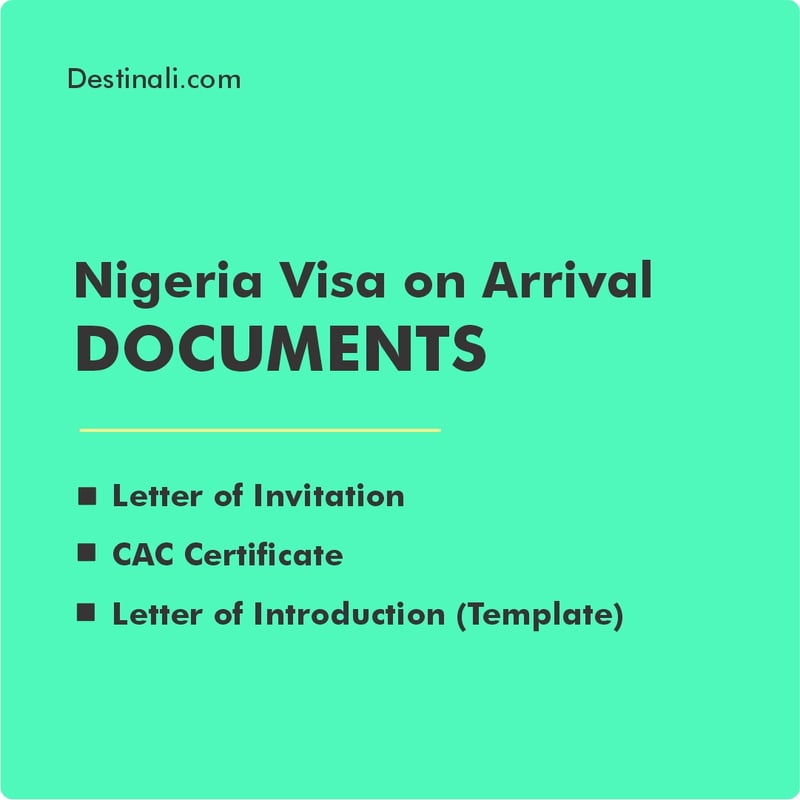 Nigeria Visa On Arrival Requirements Documents Destinali