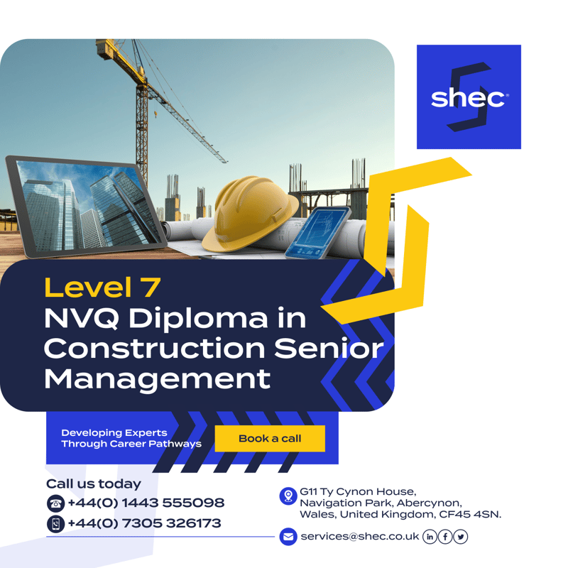 Level 7 NVQ Diploma in Construction Senior Management 