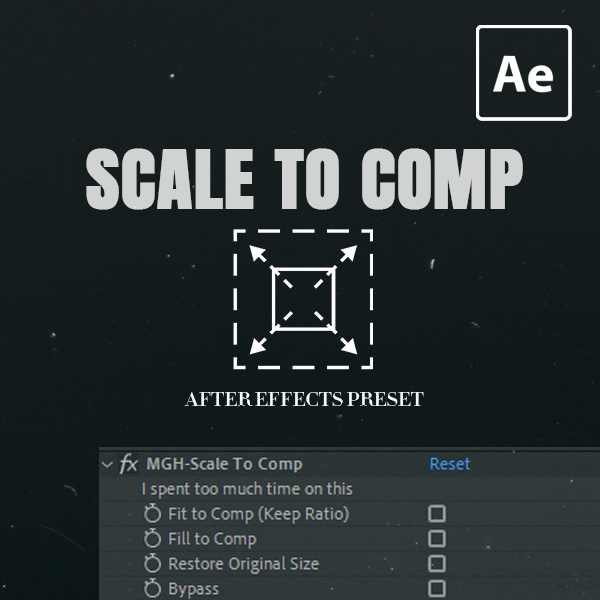 AE Scale To Comp Preset