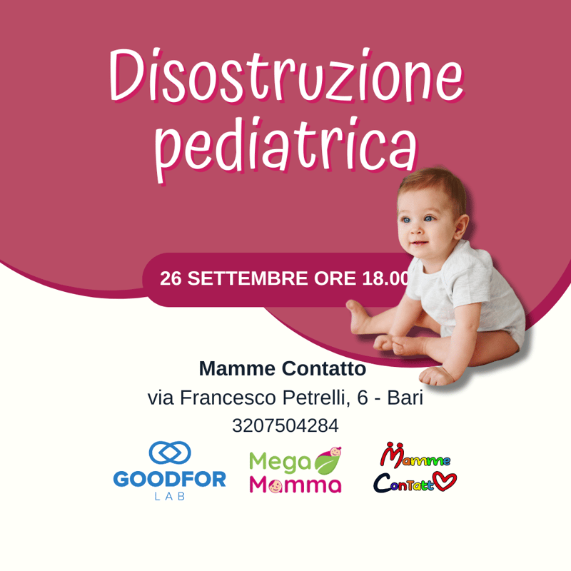 Disostruzione pediatrica 26 Settembre