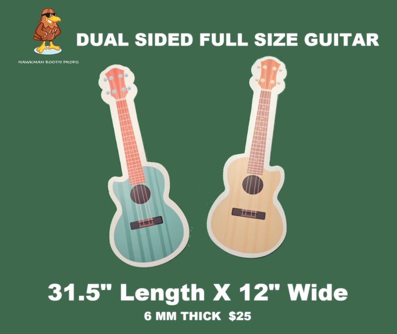 Full Size Guitar (Dual Sided)