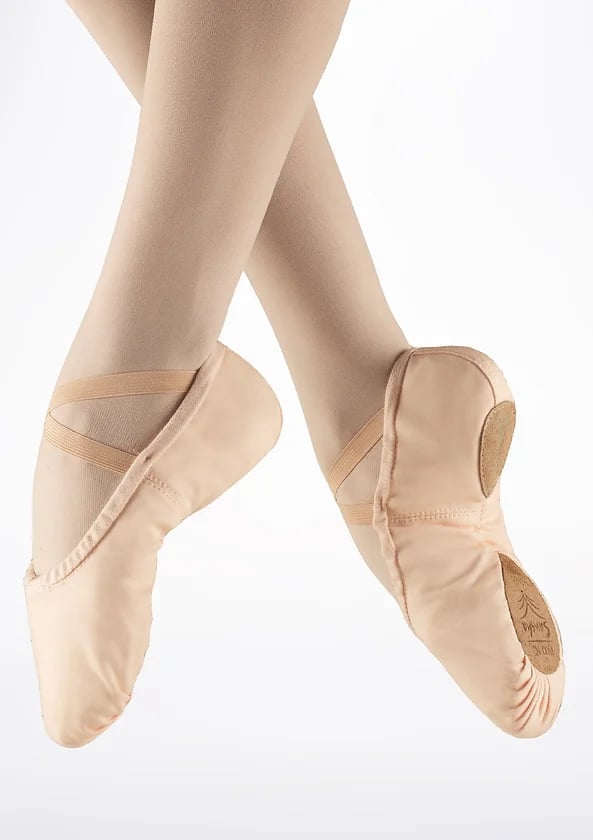 Sansha Adult Split-Sole Leather Ballet Shoes Pro 1C 