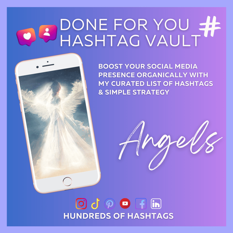 DFY Social Media Hashtag Vault: Angels 