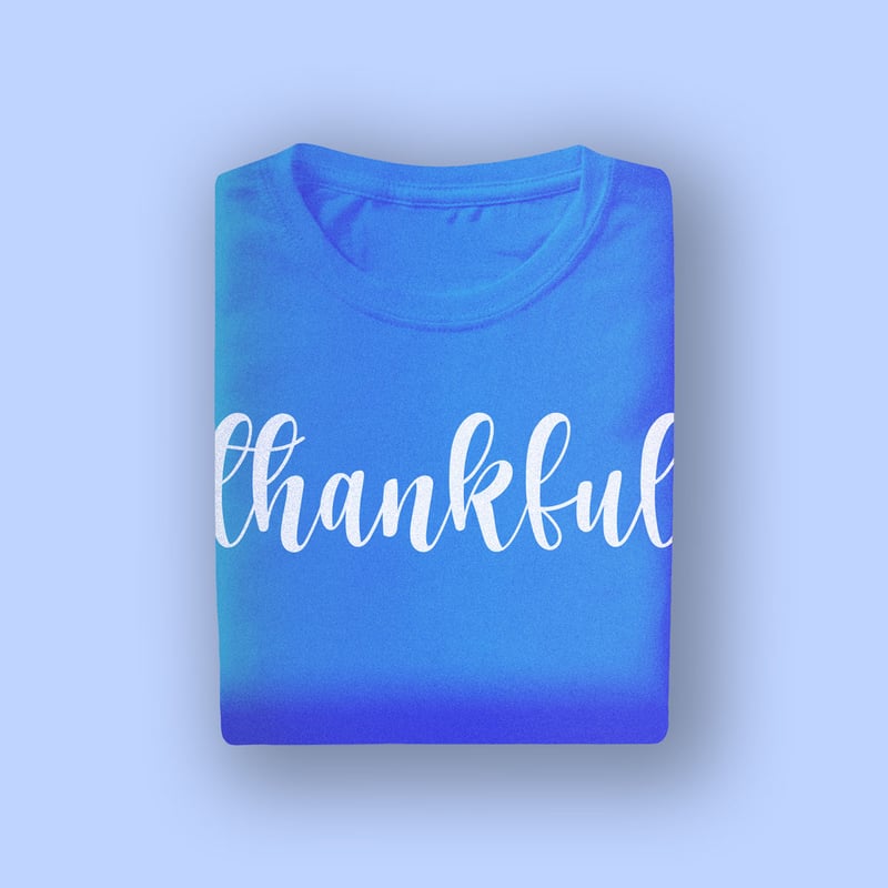 Printed Blue T-Shirt