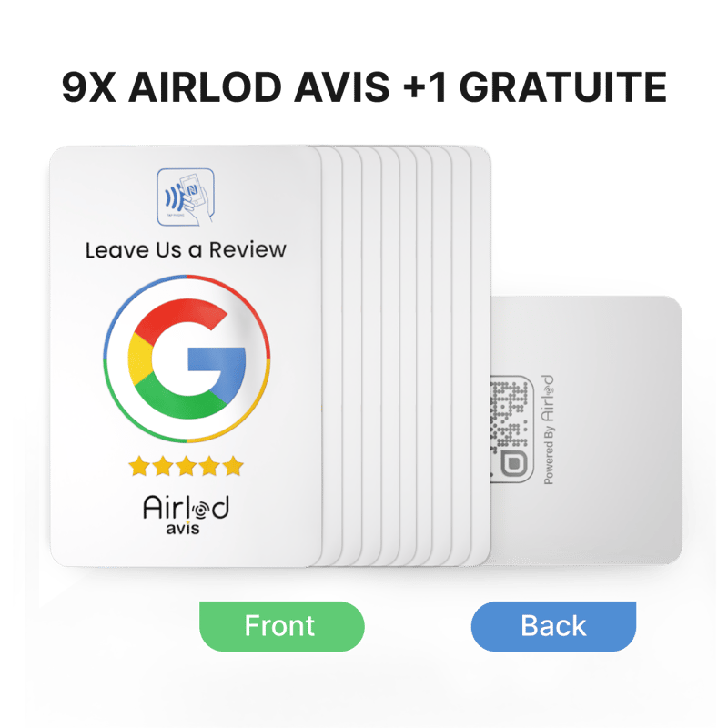 9 + 1 carte google avis gratuite