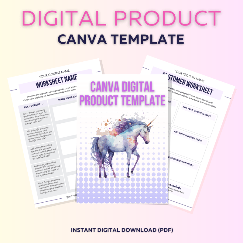 Canva Product Template