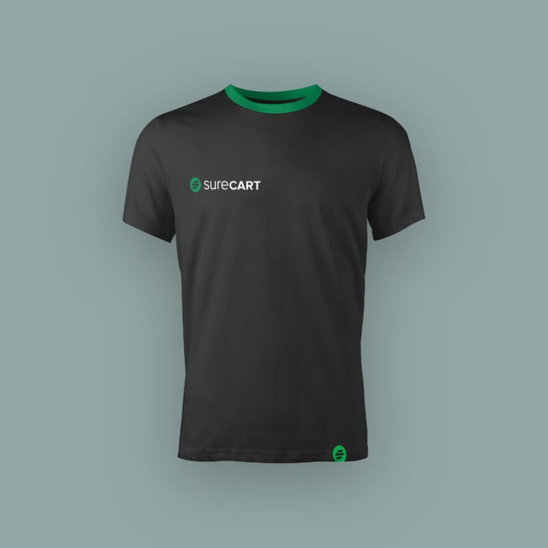 SureCart Black T-Shirt