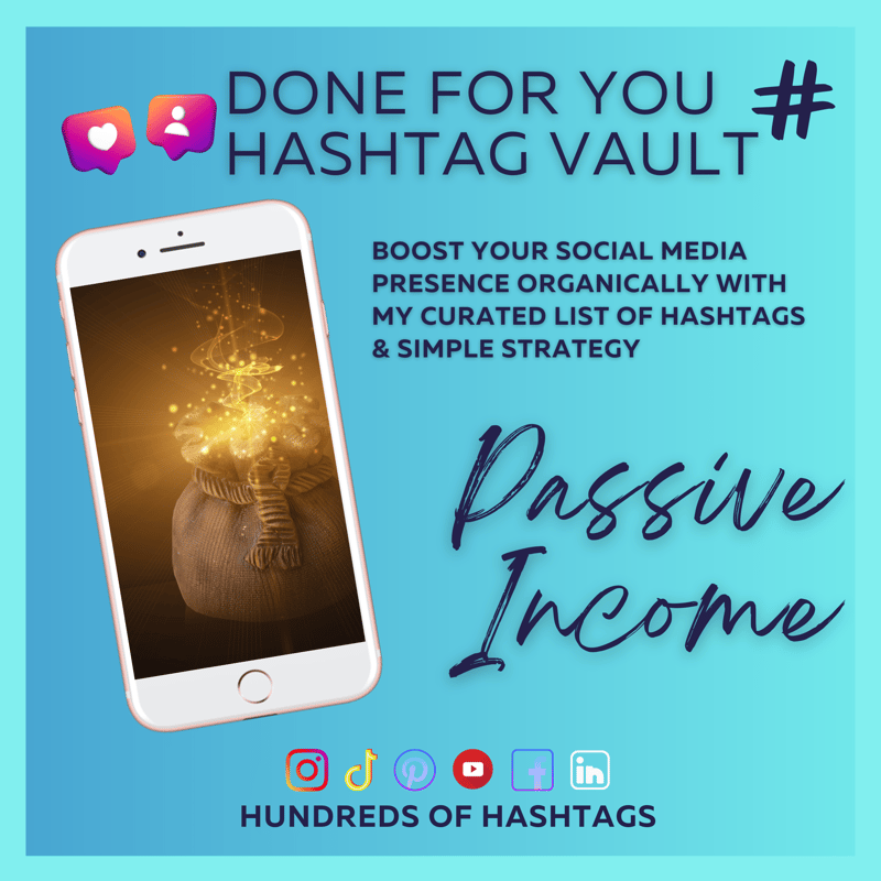 DFY Social Media Hashtag Vault: Passive Income