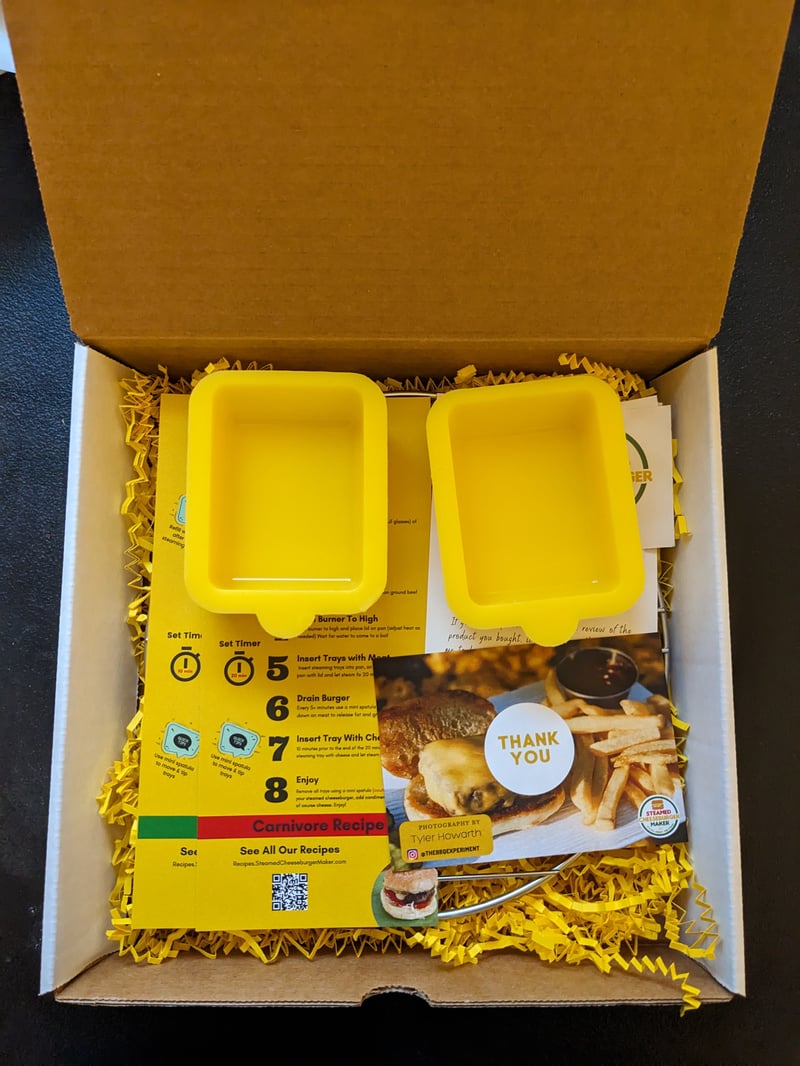 Steamed Cheeseburger Home Chef Kit – Starter - New And Improved