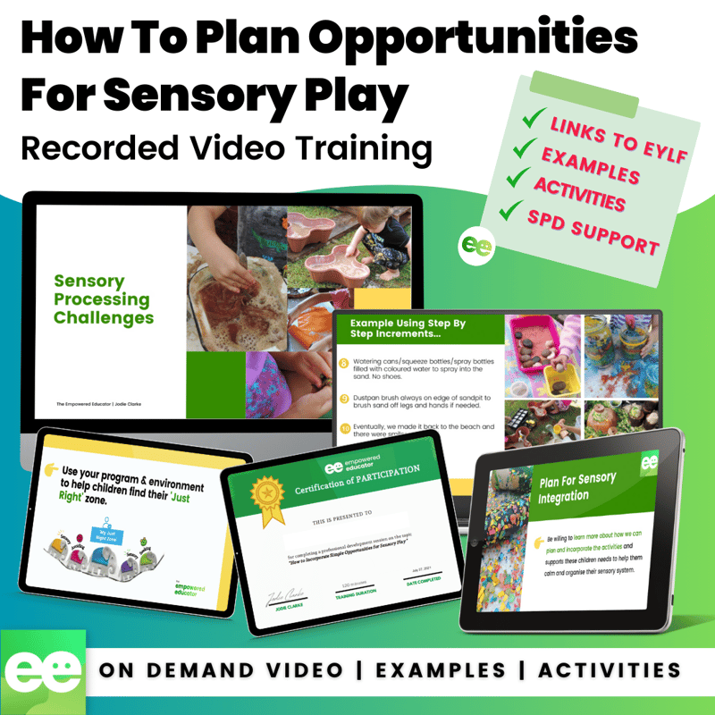 WORKSHOP – How To Plan Simple Opportunities For Sensory Play ...