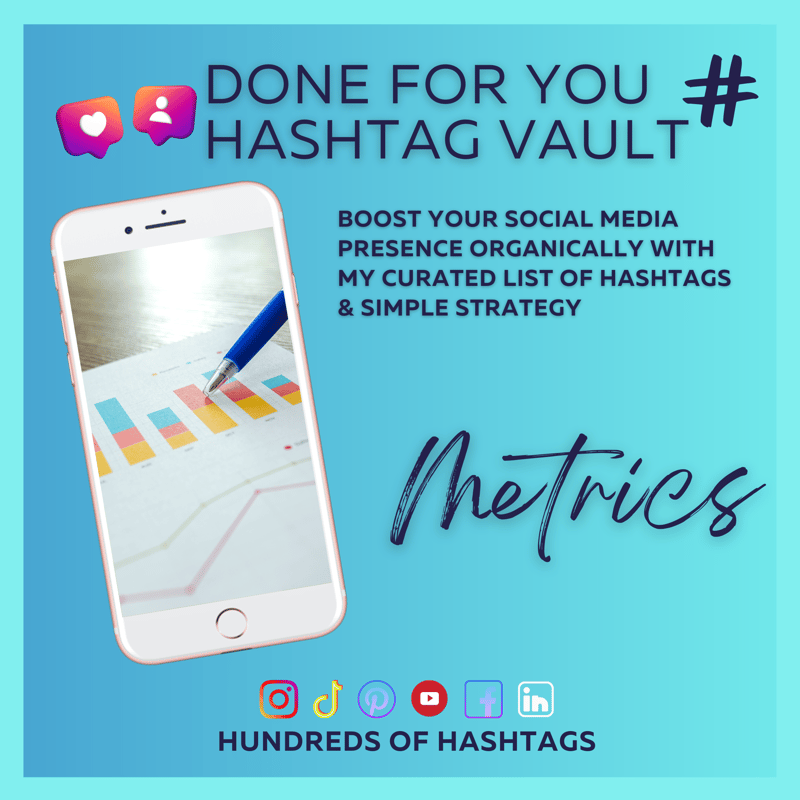 DFY Social Media Hashtag Vault: Metrics
