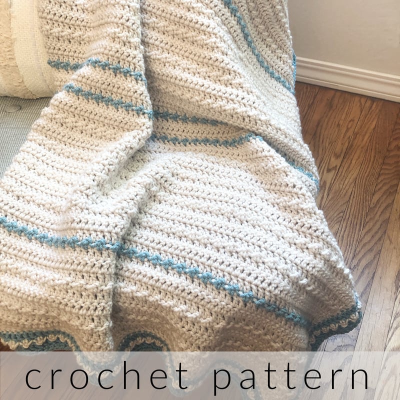 Crochet Pattern PDF Download Alessio Blanket