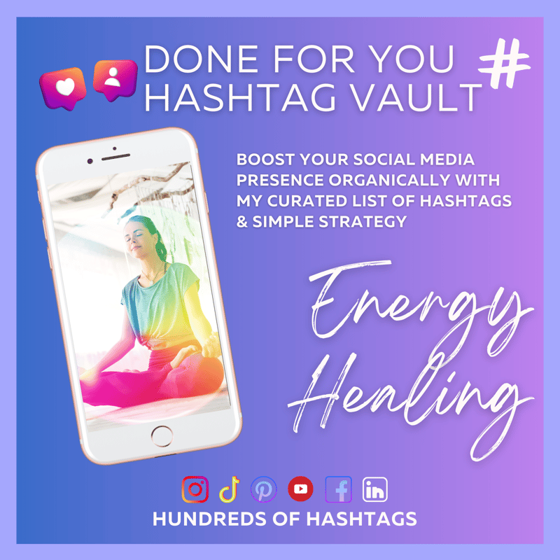 DFY Social Media Hashtag Vault: Energy Healing