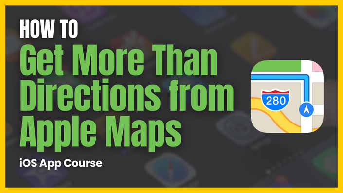 Maps App - Get More Than Directions With Apple Maps