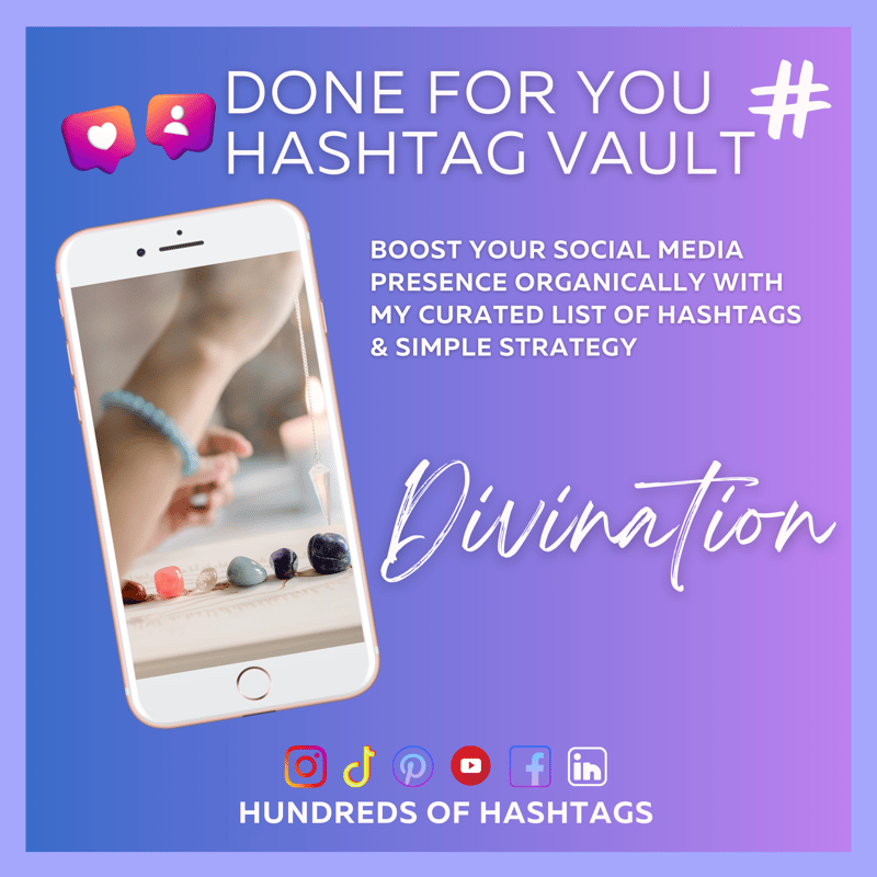 DFY Social Media Hashtag Vault: Divination
