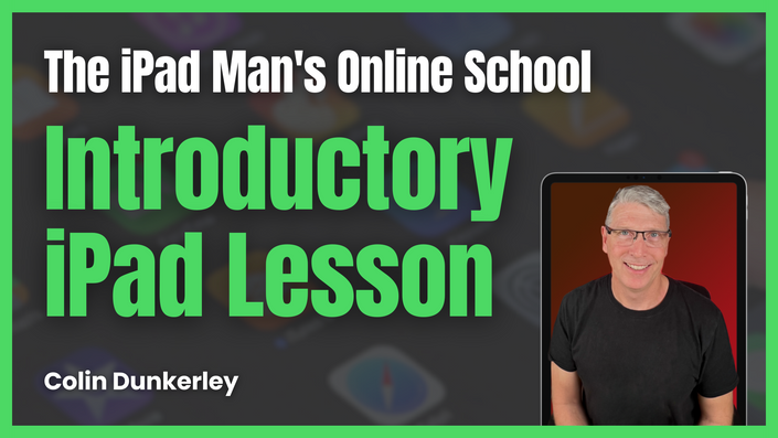 Introductory iPad Lesson
