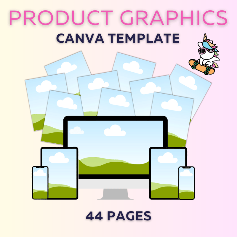 Canva Product Sales Graphics Template