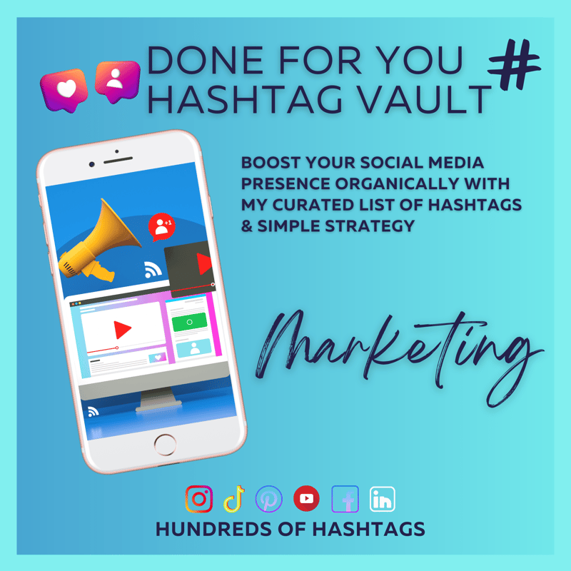 DFY Social Media Hashtag Vault: Marketing