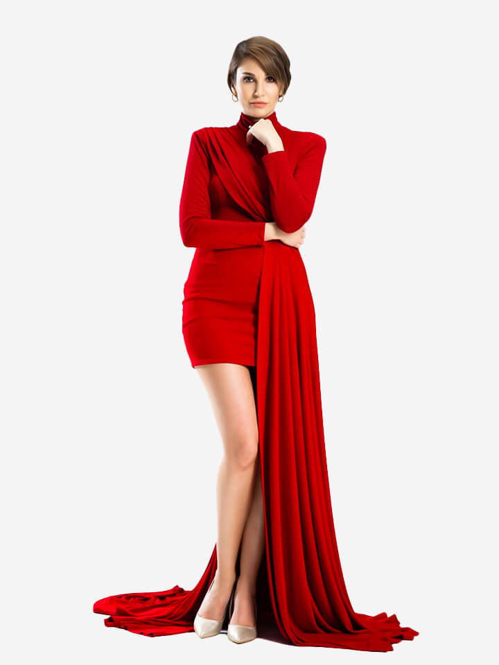 Red Long Dress Scarlett
