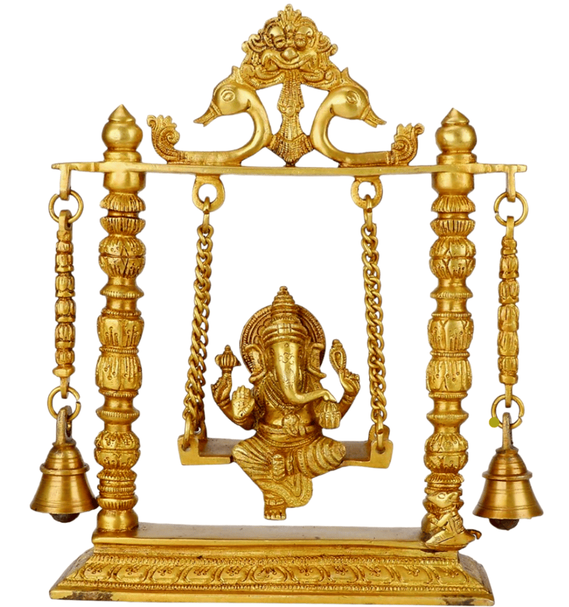 Brass Vinayagar statue