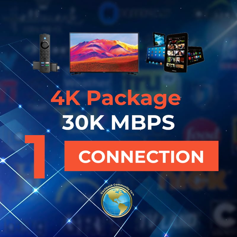 4k package of 1 connection