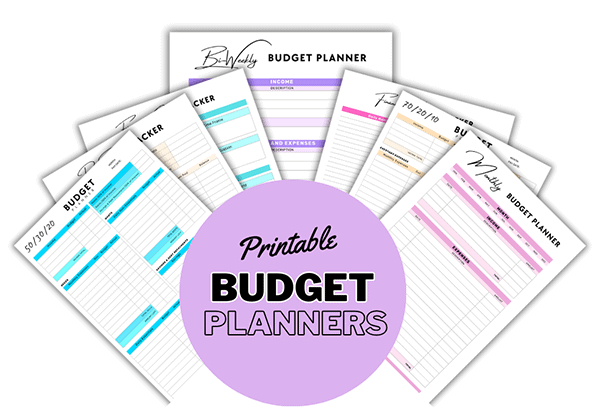 Printable Budget Planners