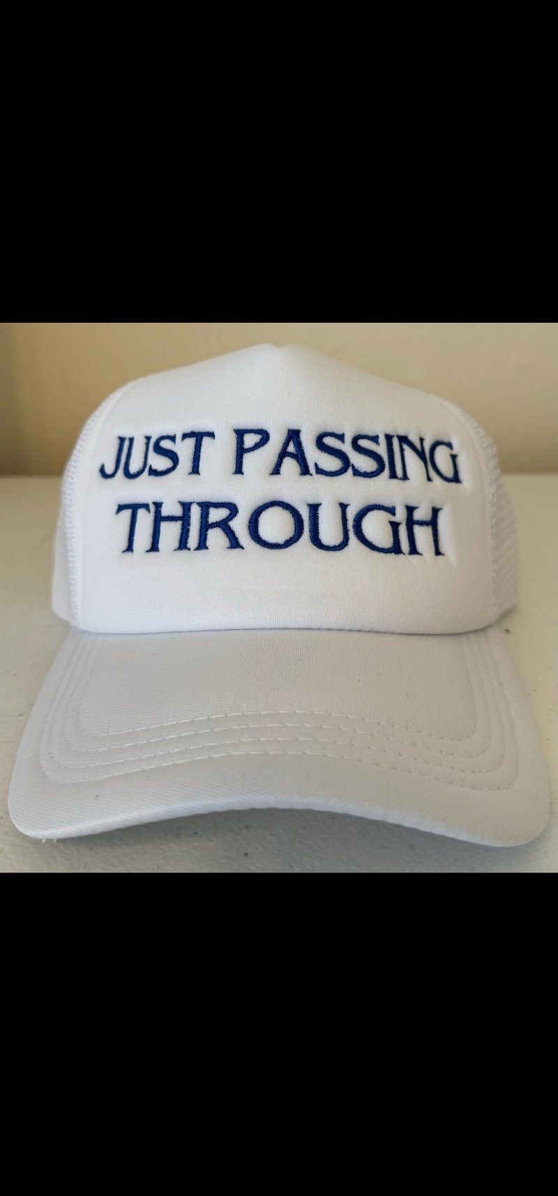 Embroidered Foam Trucker Hats - Caps Foam Front Mid Profile Mesh Back