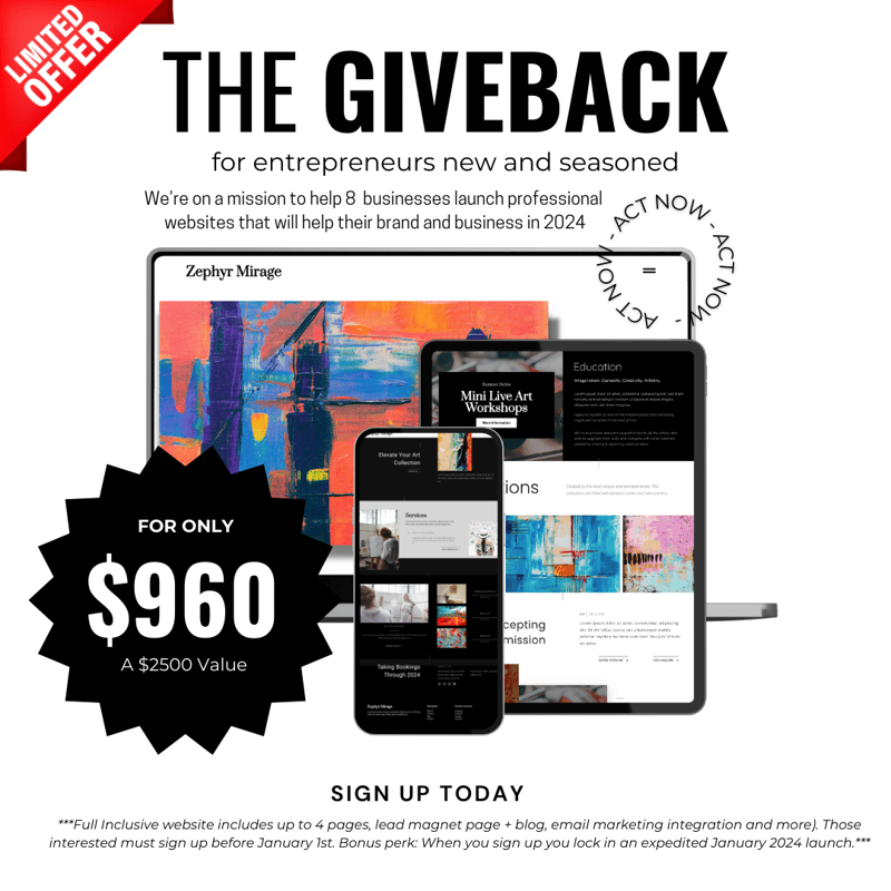 The Give Back Ecommerce Website