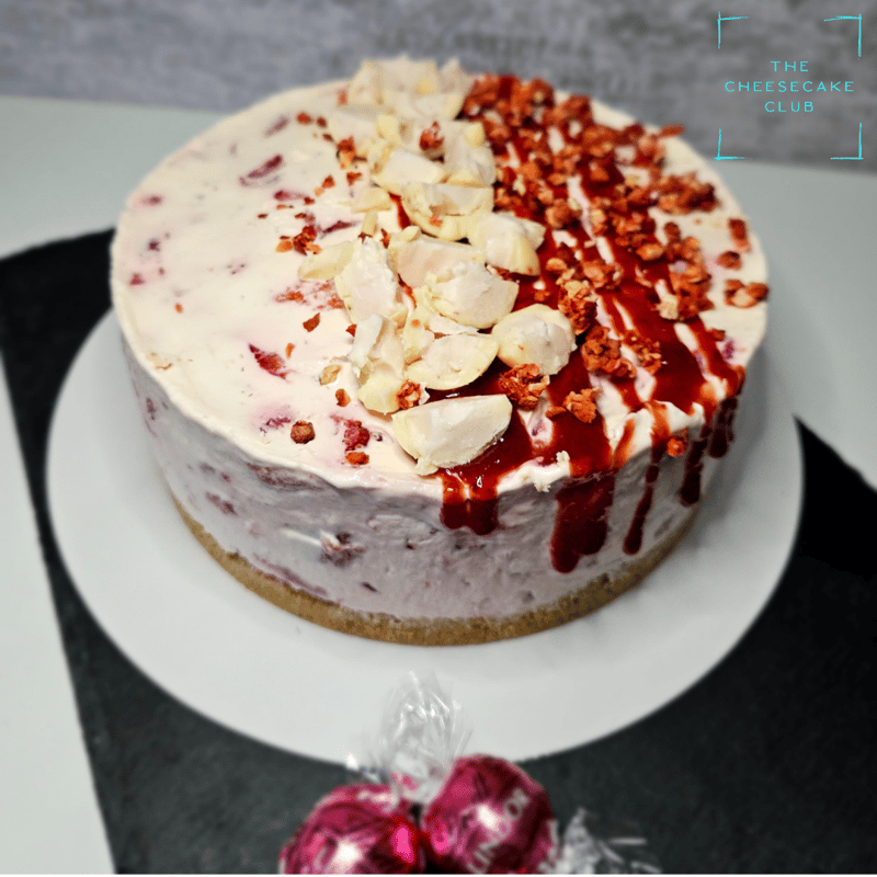 Milk Chocolate & Raspberries Cheesecake – The Cheesecake Club uk