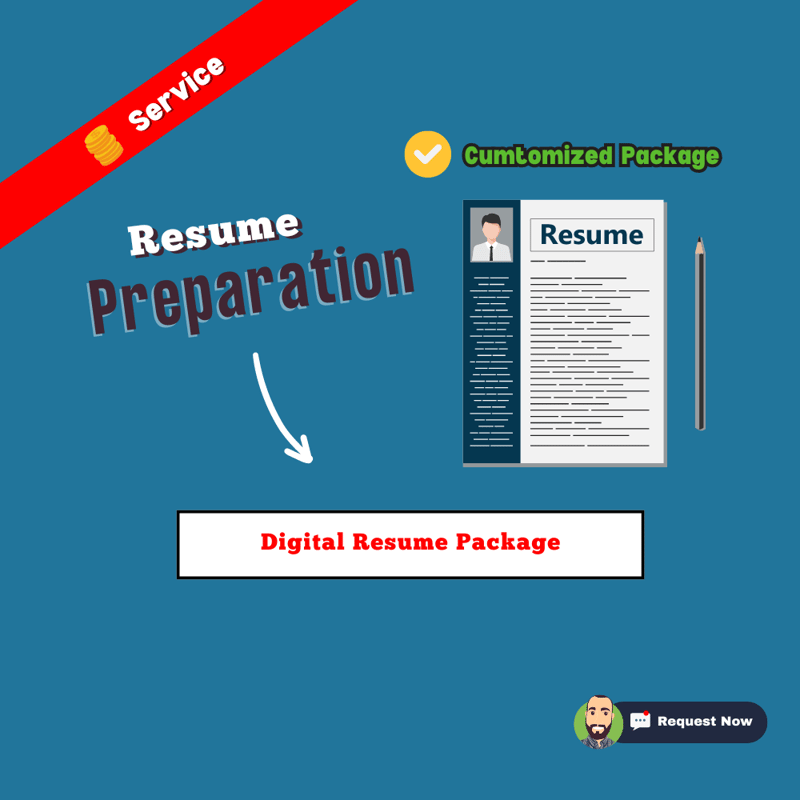 Fresh Resume Preparation + Digital Resume Package