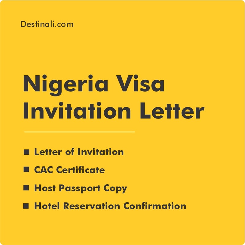 Letter Of Invitation For Nigeria Visa Destinali