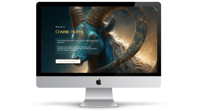 Cosmic Horns Astrology Website Template