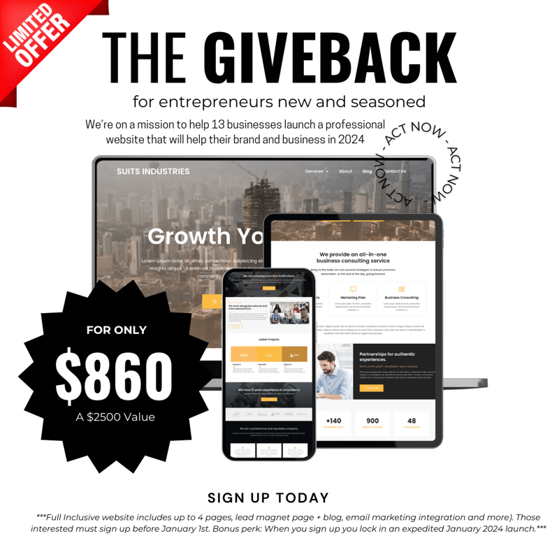 The Give Back Website Project
