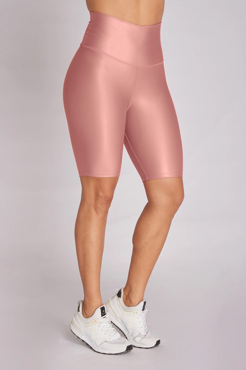 Metallic Pink Gold Short -Biker