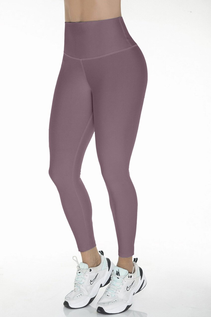 Matte Light Berry Leggings - Tights