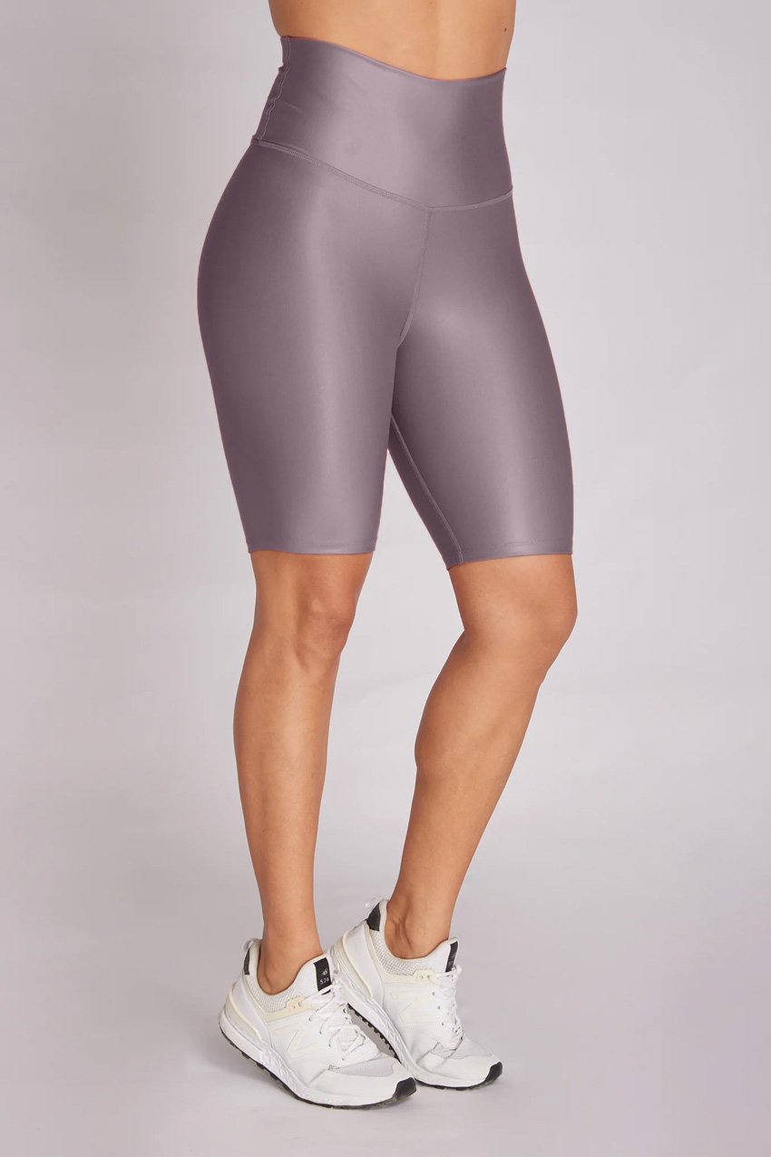 Matte light berry short - biker