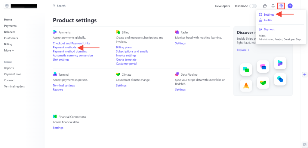 How to Enable Bank Transfer, Klarna, Clearpay, and More On Your SureCart Store Stripe payment methods