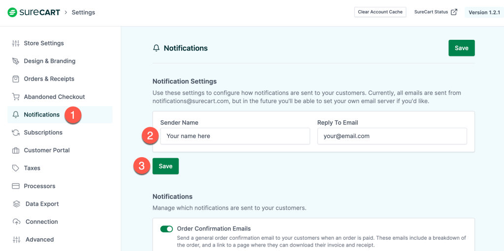 how to set email address in salesforce