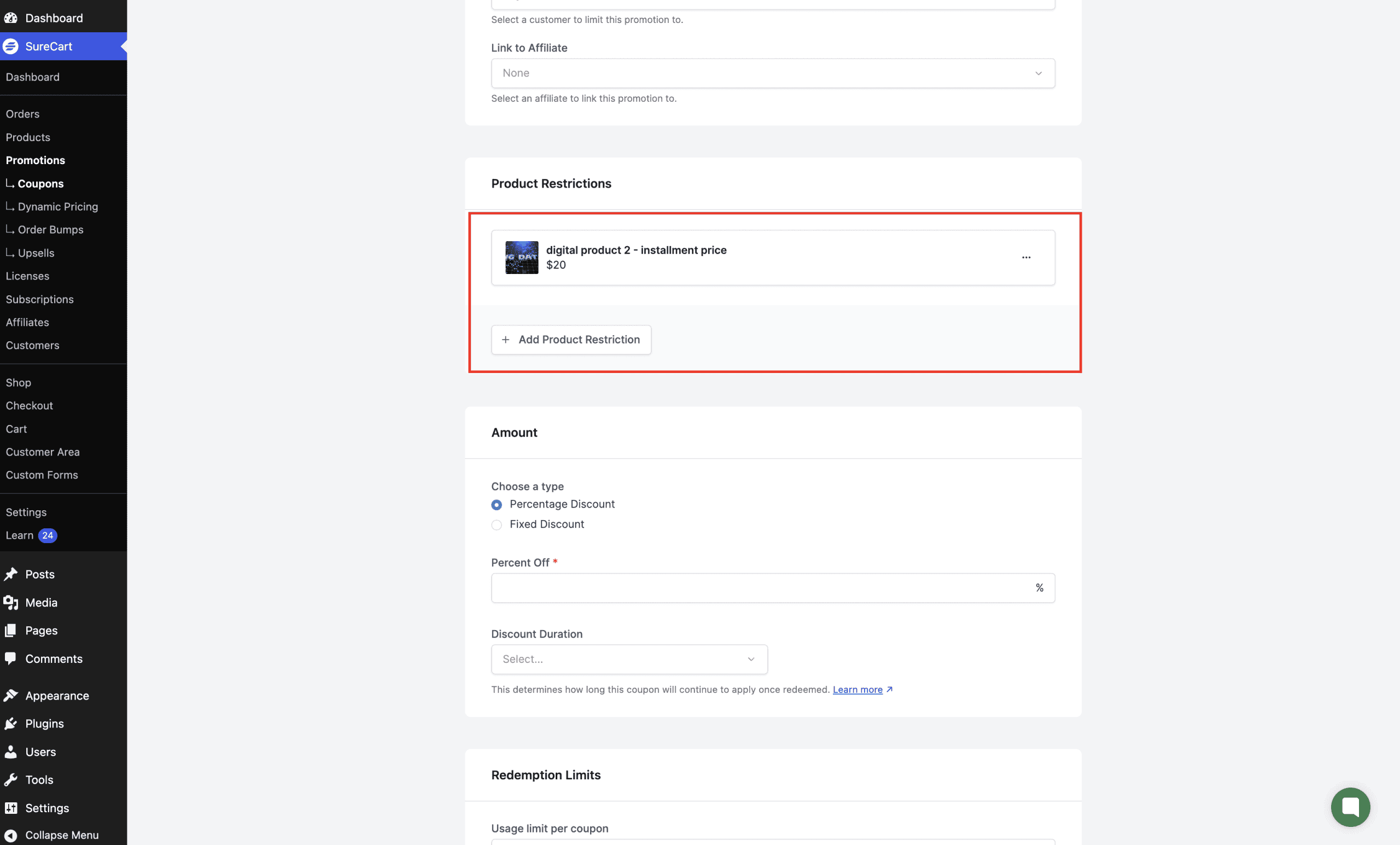 How To Create Coupons In SureCart image