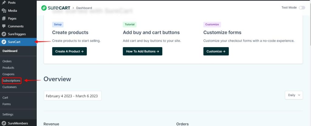 How to Cancel the Subscriptions in SureCart? SureCart-subscriptions