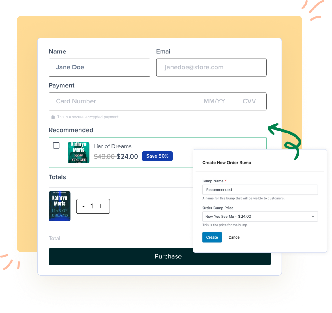 Ecommerce Marketing SureCart - Dynamic Order Bumps