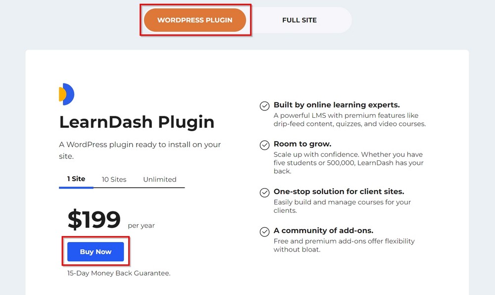 buy learndash plugin
