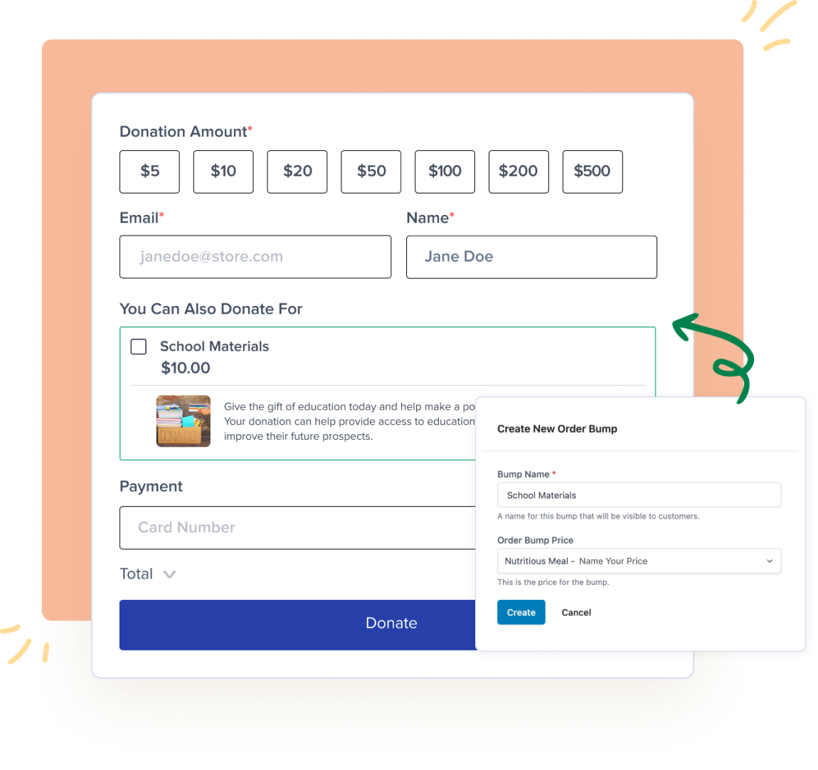Donations Boost Your Donations with Donation Bumps