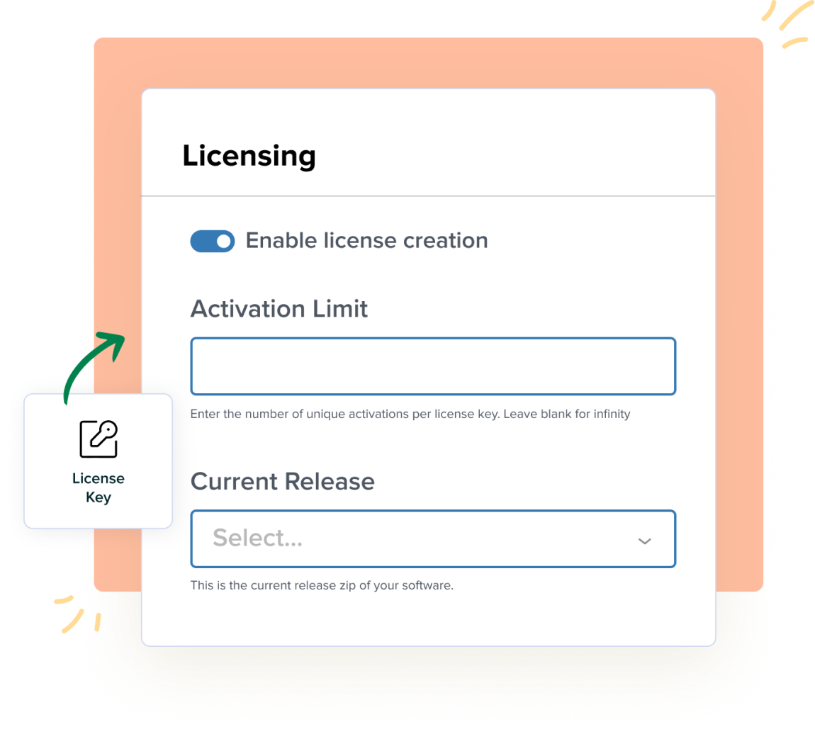 Saas Software with License Keys